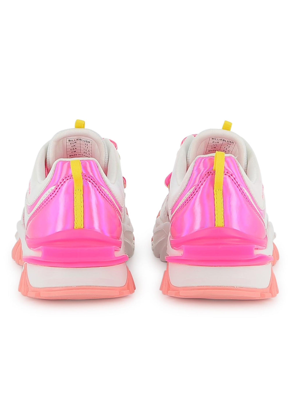 Scarpe bianco-fuxia per bambina