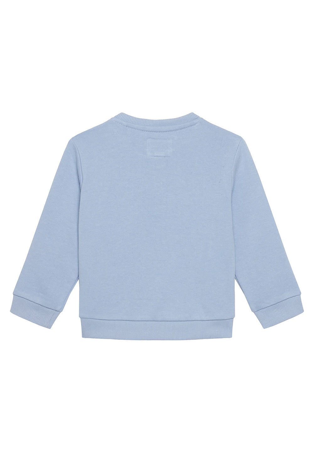 Felpa girocollo blu per bambino