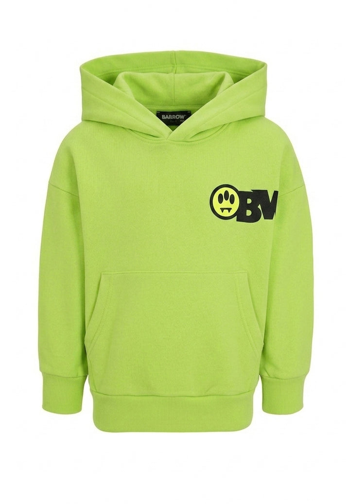 Felpa cappuccio lime unisex