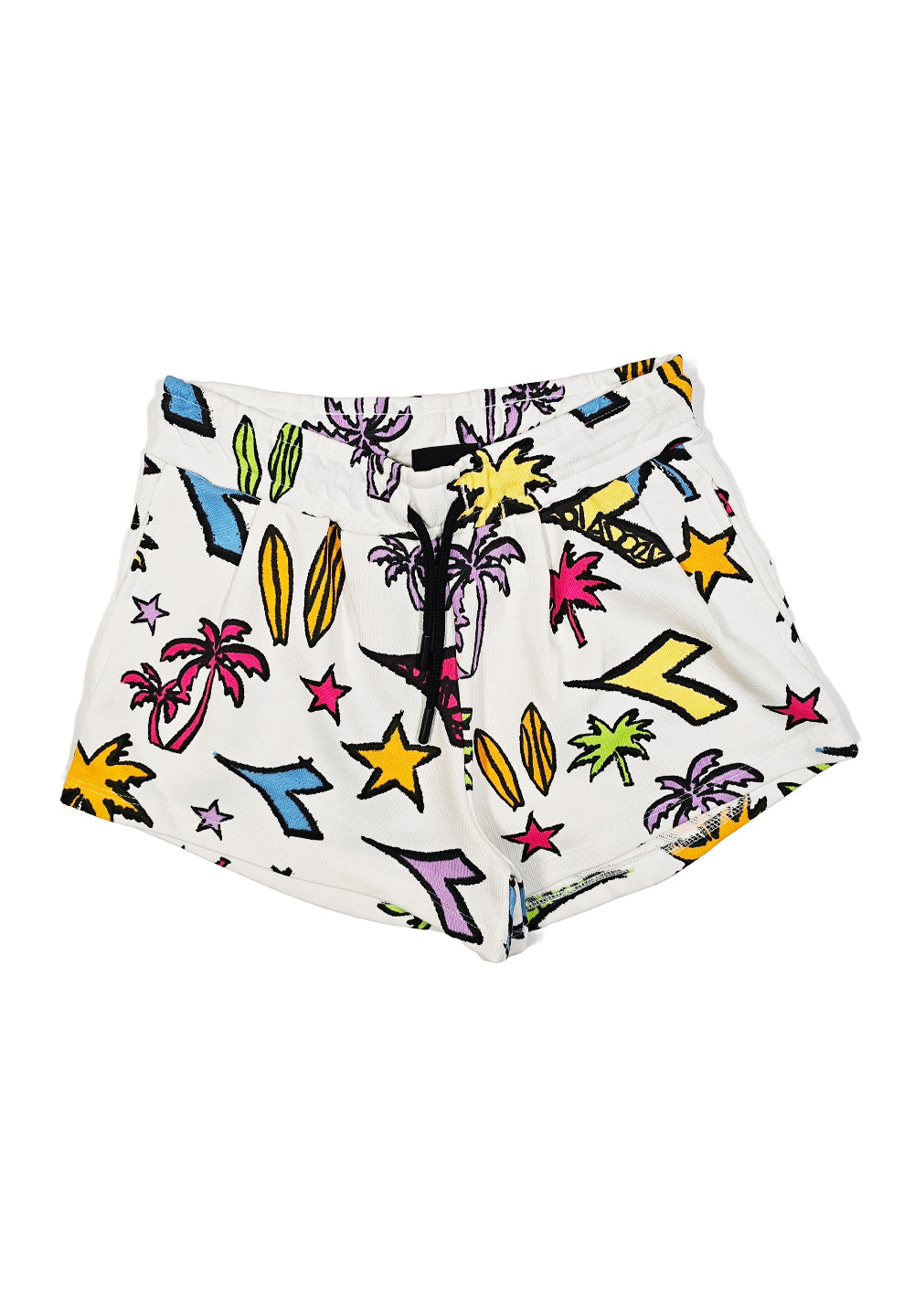 Short felpa bianco per bambina - Primamoda kids