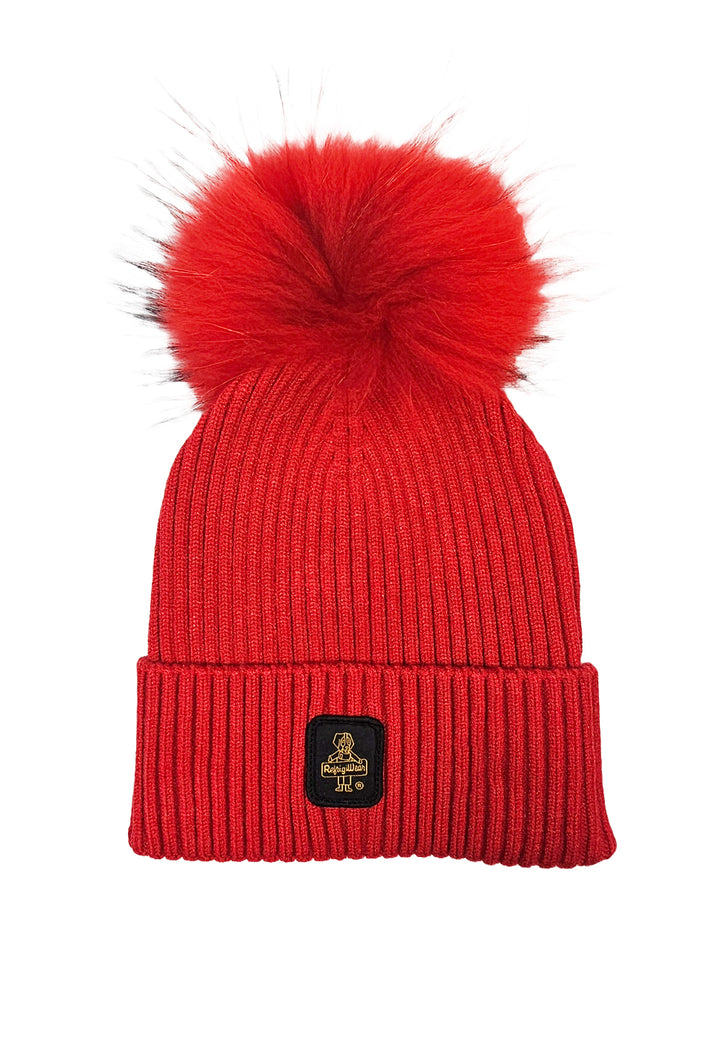 Cappello rosso per bambina