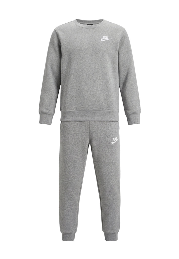 Completo felpa grigio per neonato