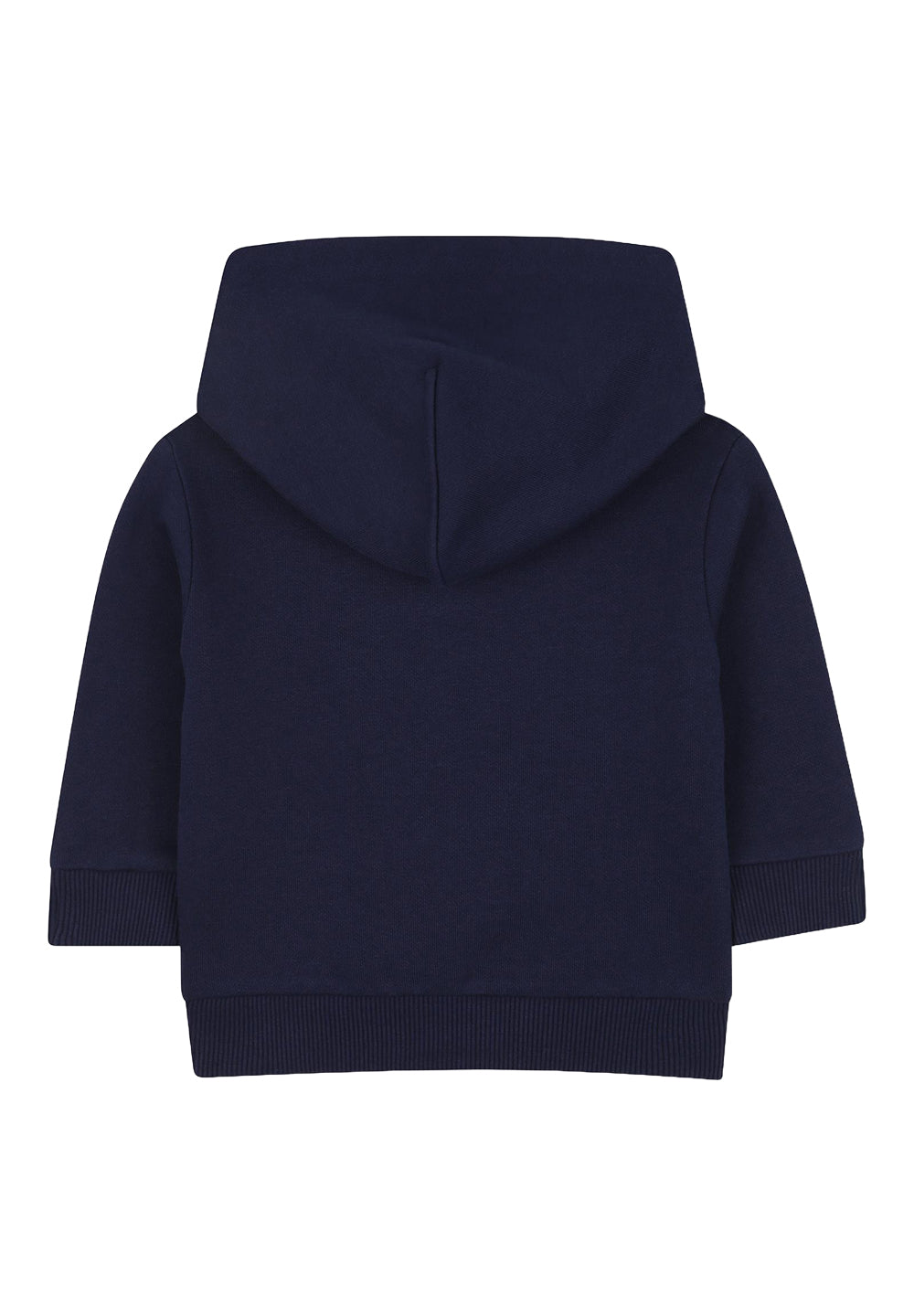 Felpa cappuccio blu per neonato
