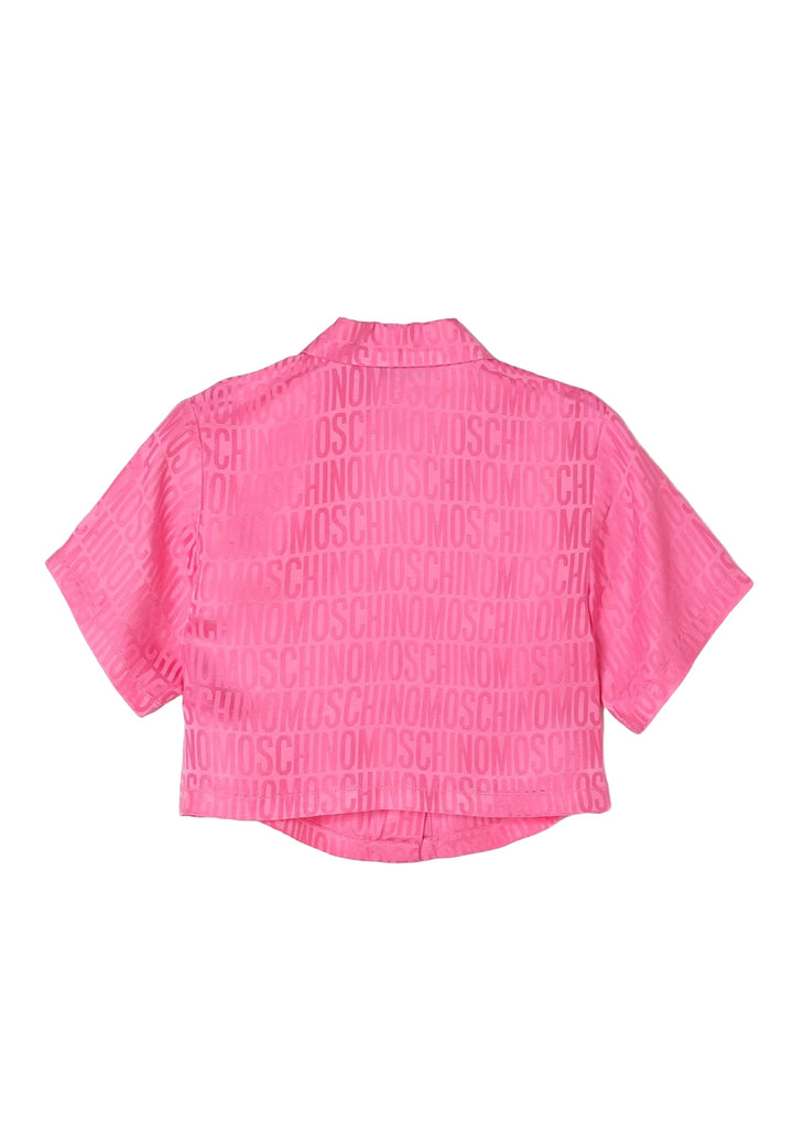 Camicia rosa per bambina