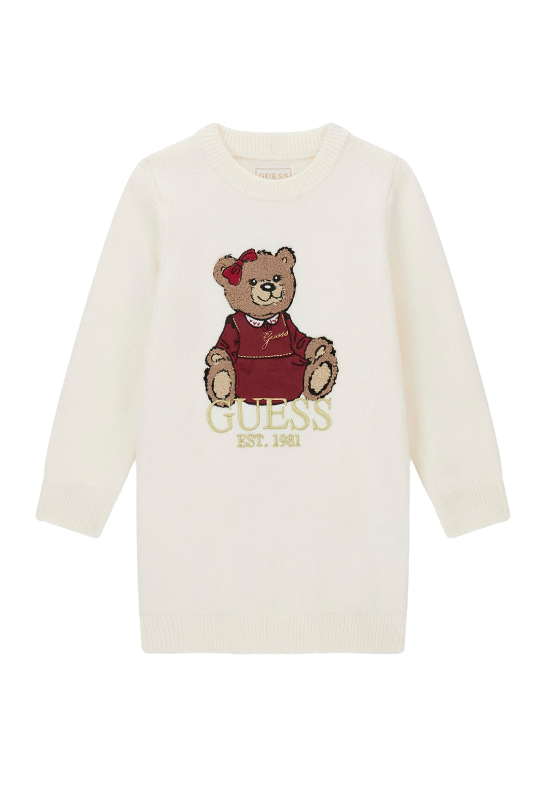 Vestito crema per bambina