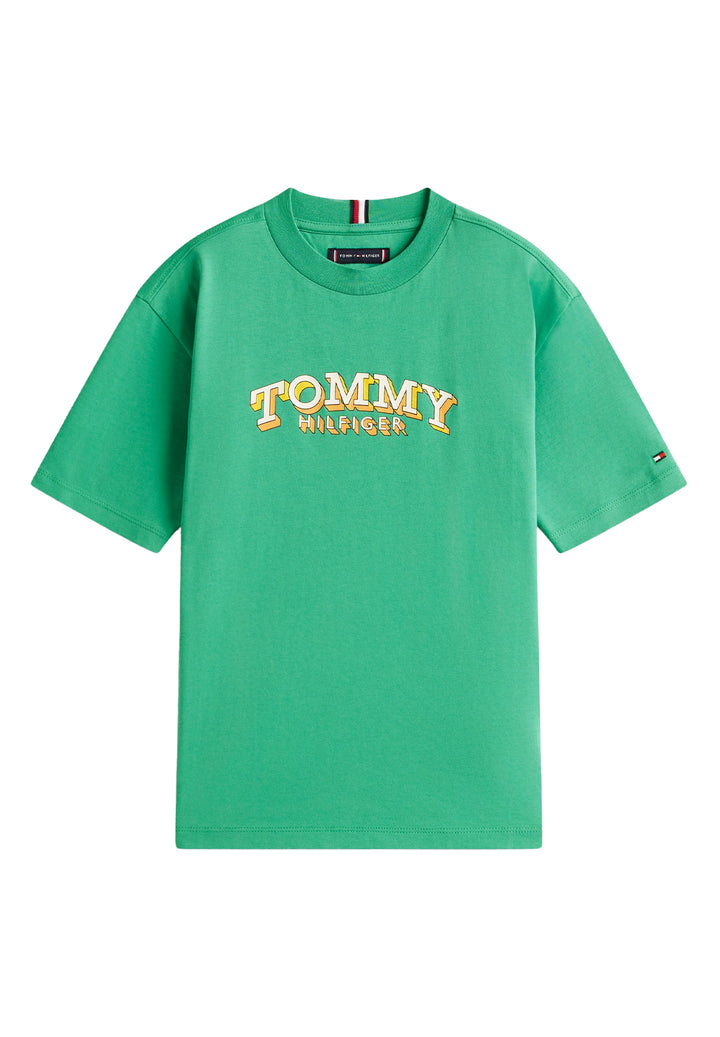 T-shirt verde per bambino
