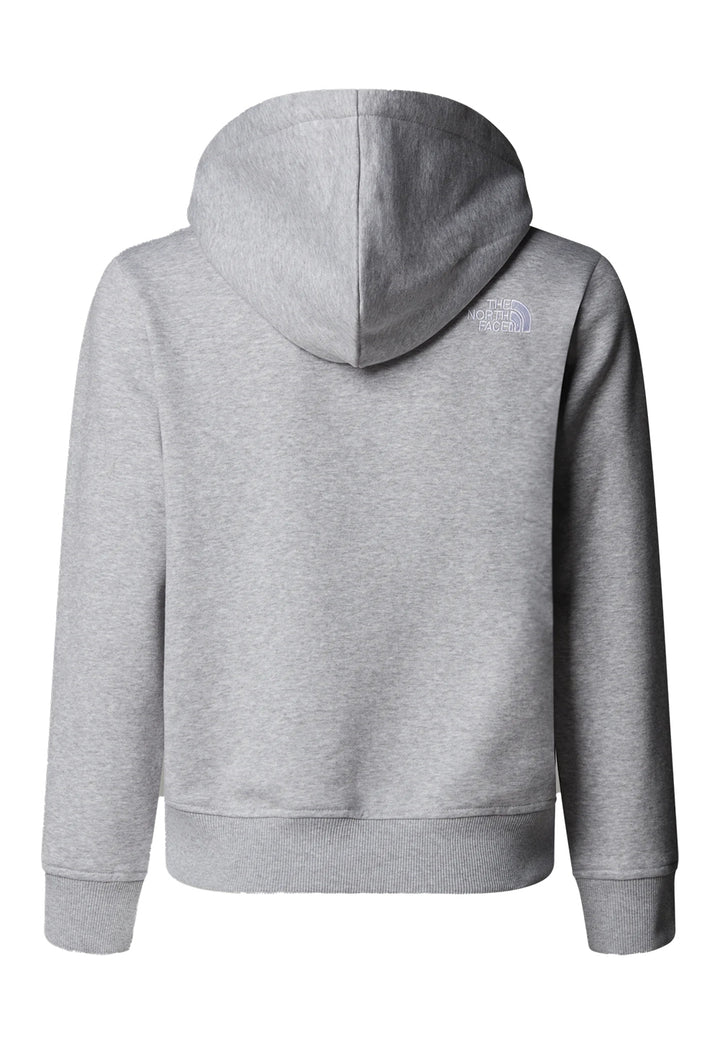 Felpa cappuccio grigia per bambino