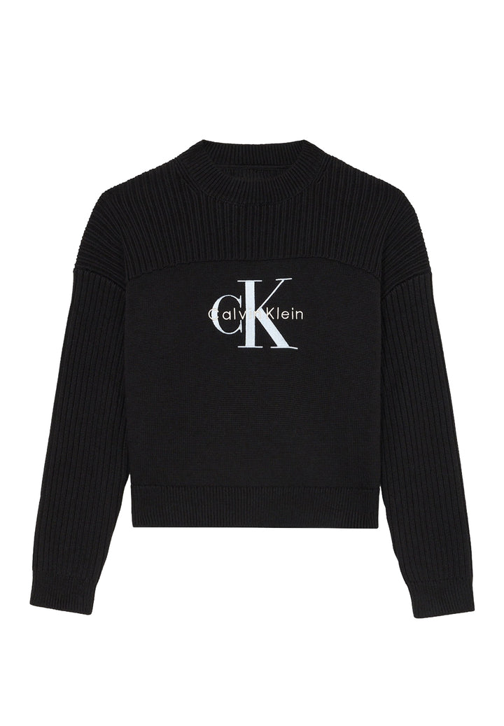 Maglione nero per bambina