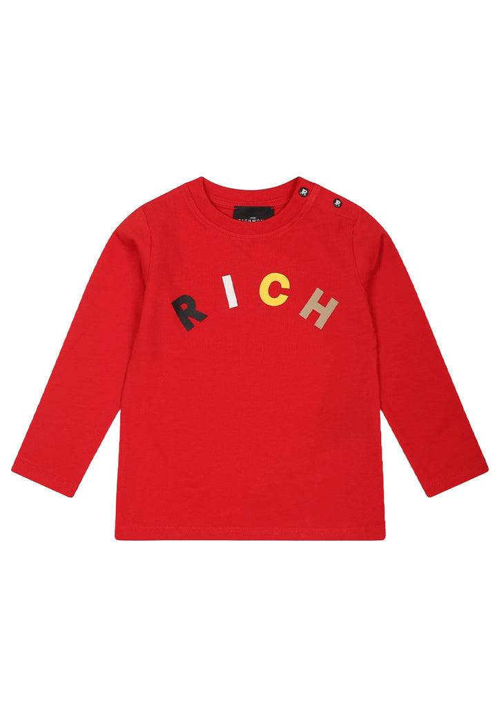 T-shirt rossa per neonato