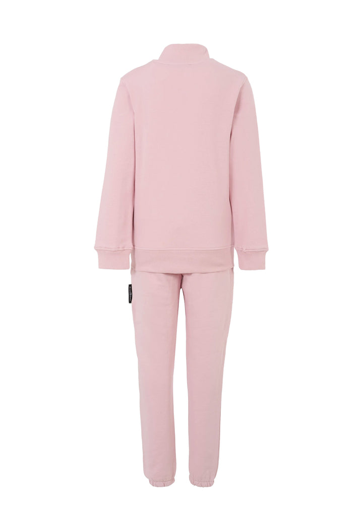 Completo felpa rosa per bambina