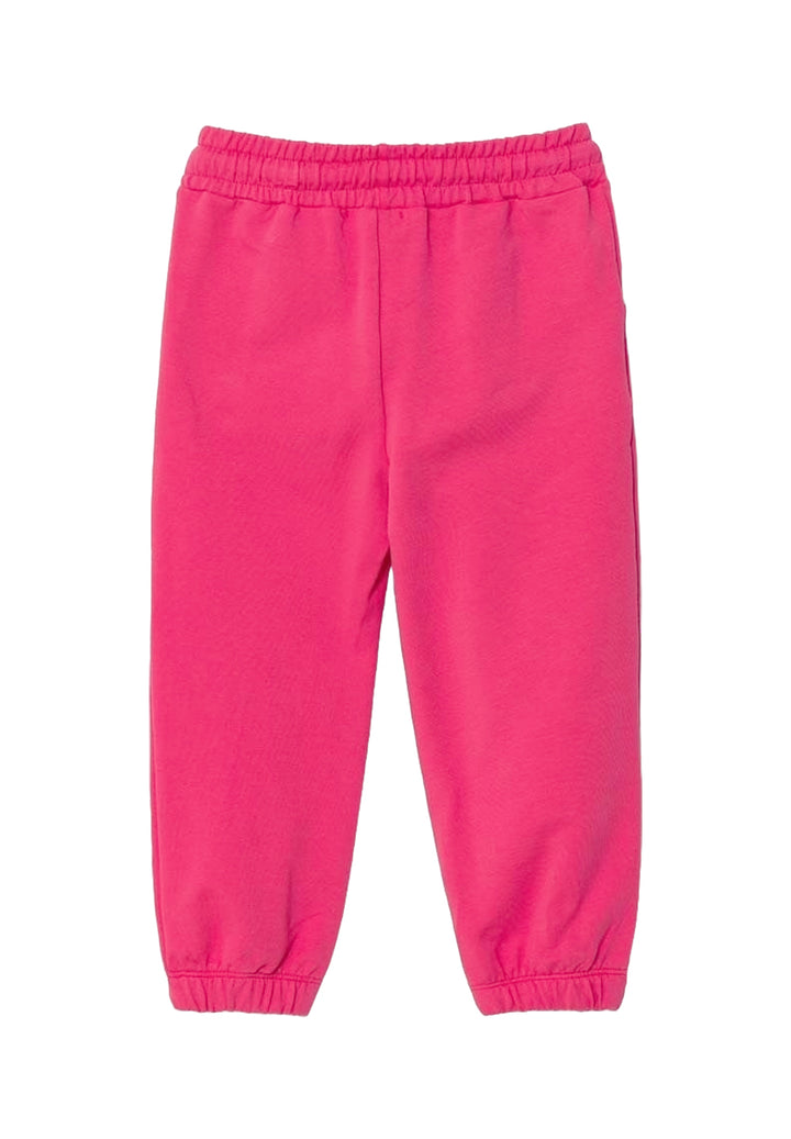 Pantalone felpa fuxia per bambina