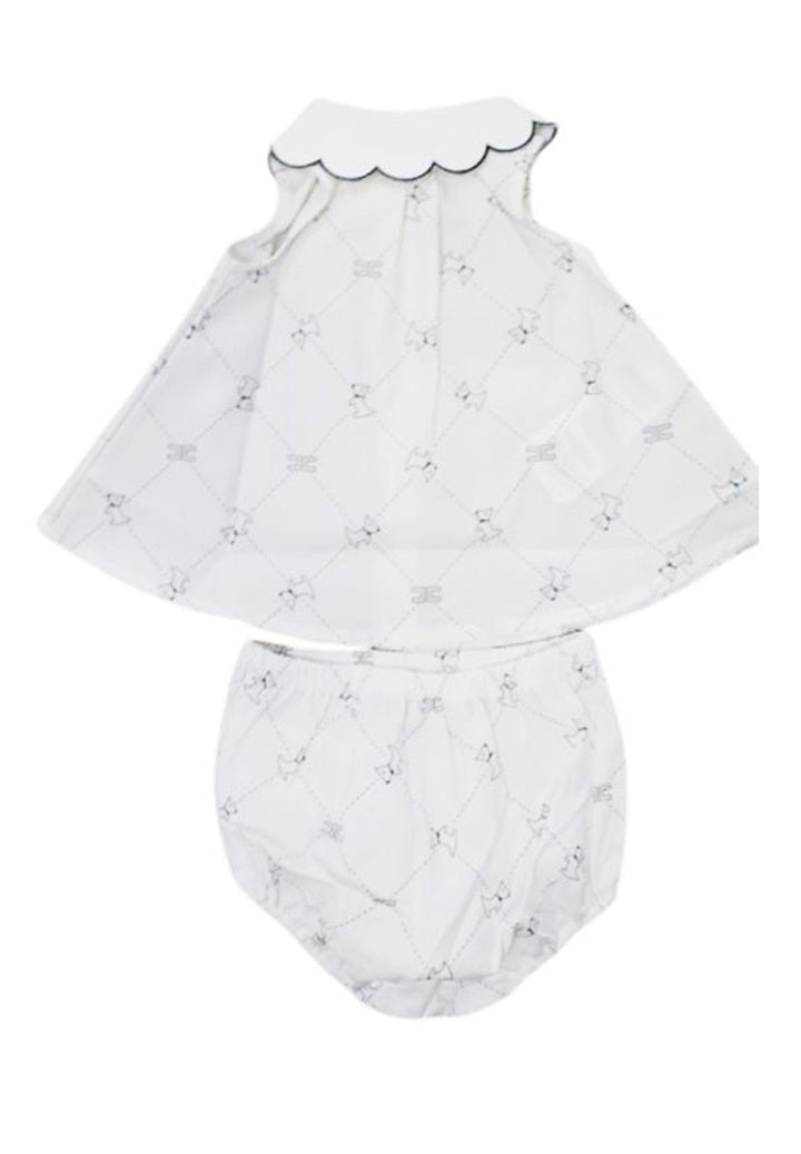 Vestito bianco per neonata