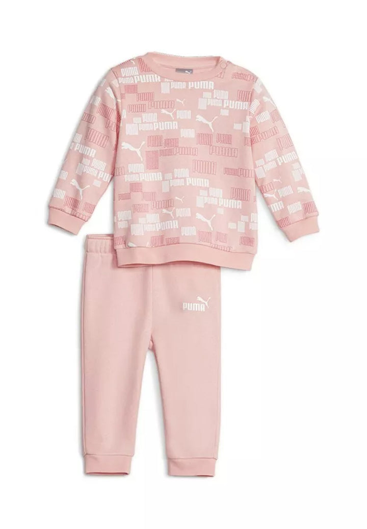 Pink sweatshirt set for baby girl