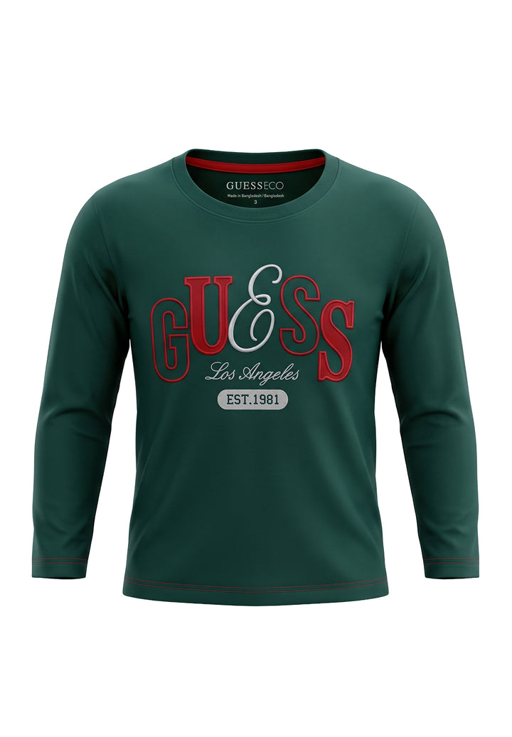 T-shirt verde per bambino