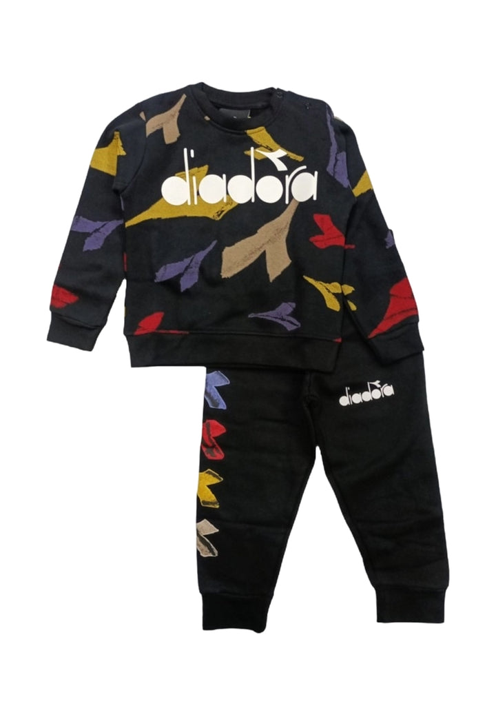 Black sweatshirt set for boy