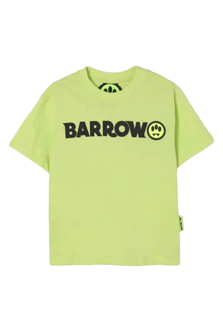 Limettenfarbenes T-Shirt für Jungen