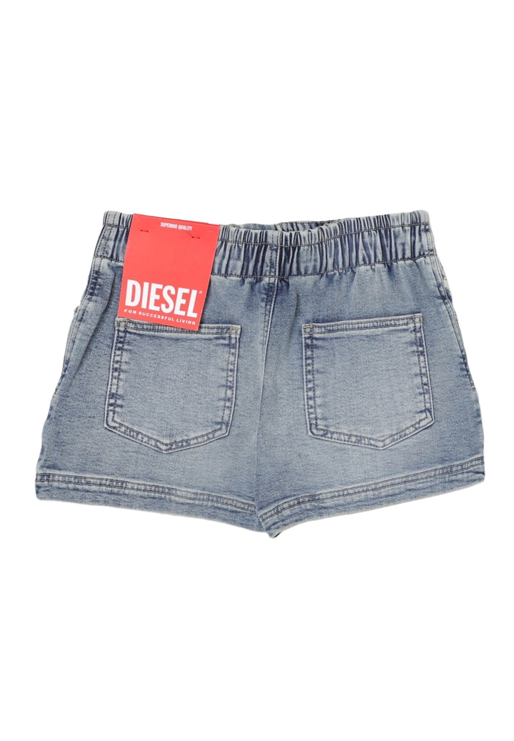 Short en jean bleu pour fille