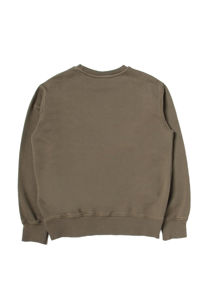 Green crewneck sweatshirt for boy