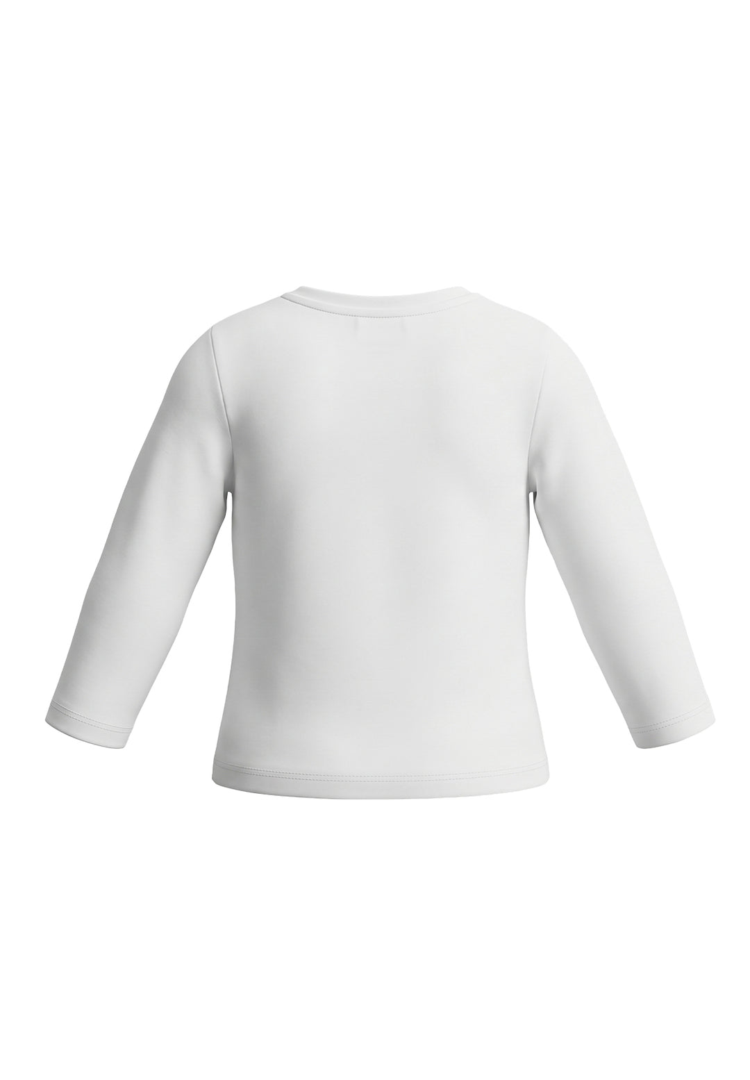 T-shirt bianca per neonata