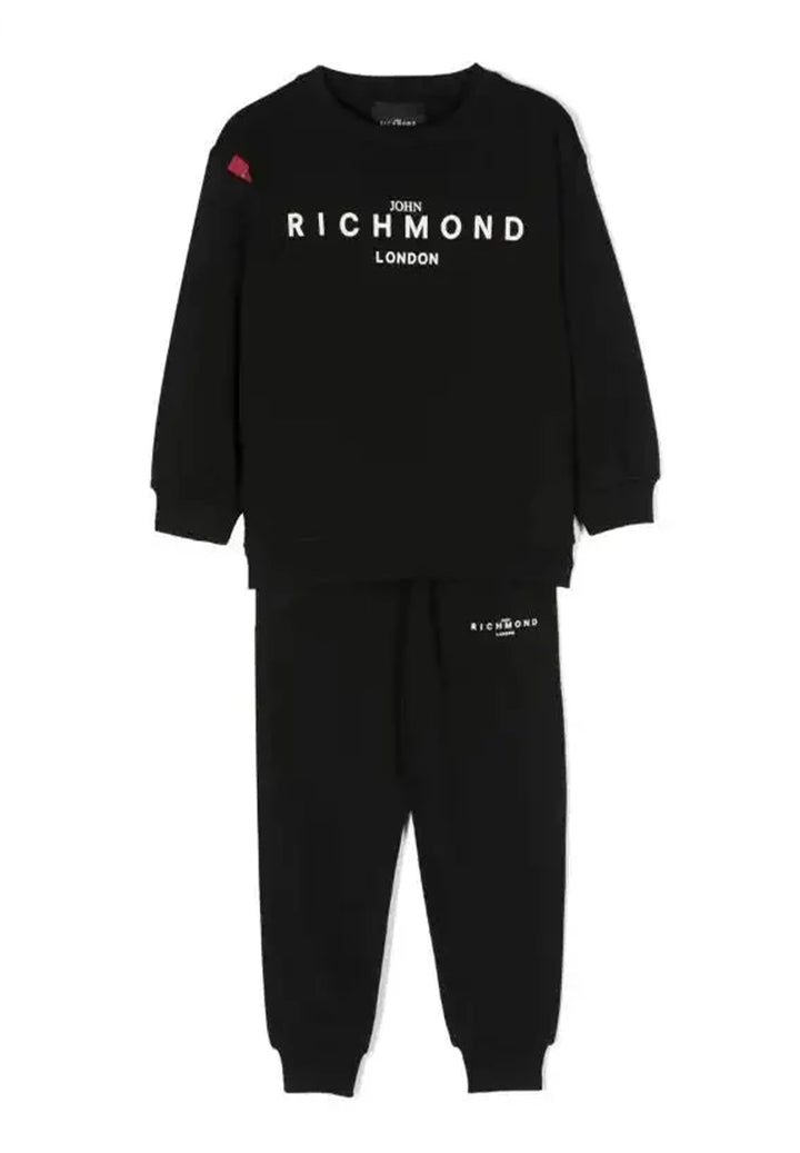 Black sweatshirt set for boy