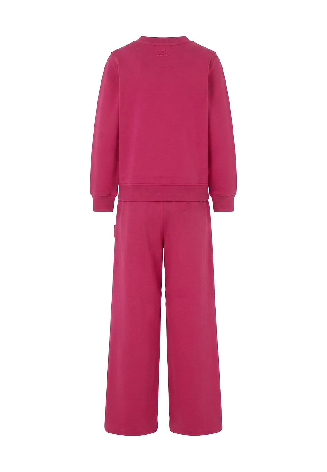 Completo felpa fuxia per bambina