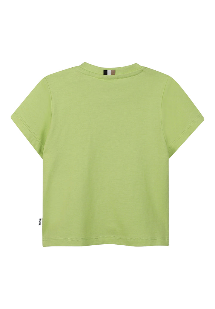 T-shirt verde per neonato