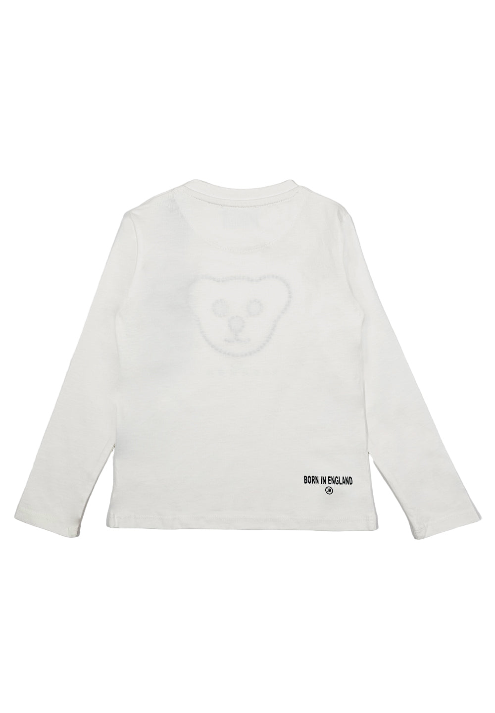 T-shirt bianca per neonata