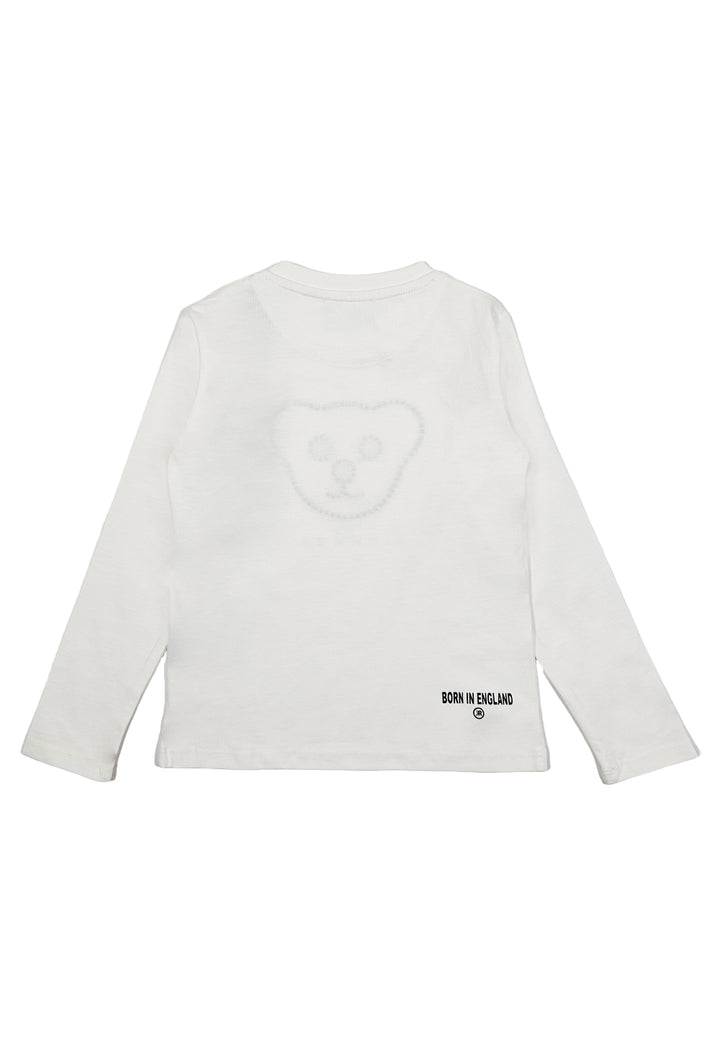 T-shirt bianca per neonata