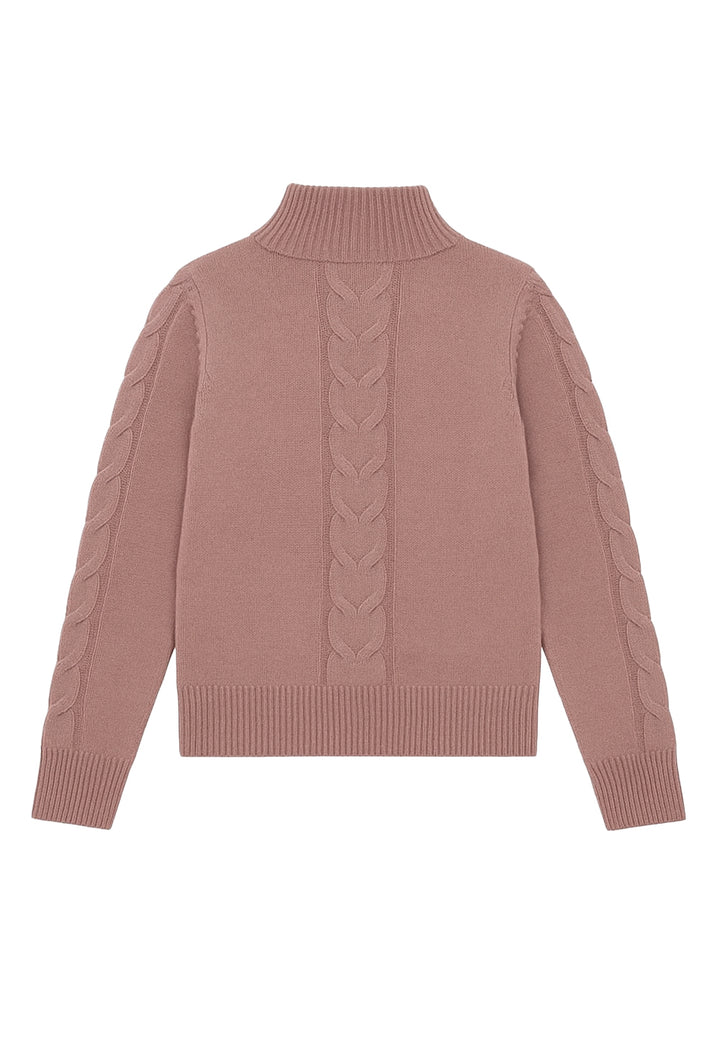 Maglione rosa per bambina