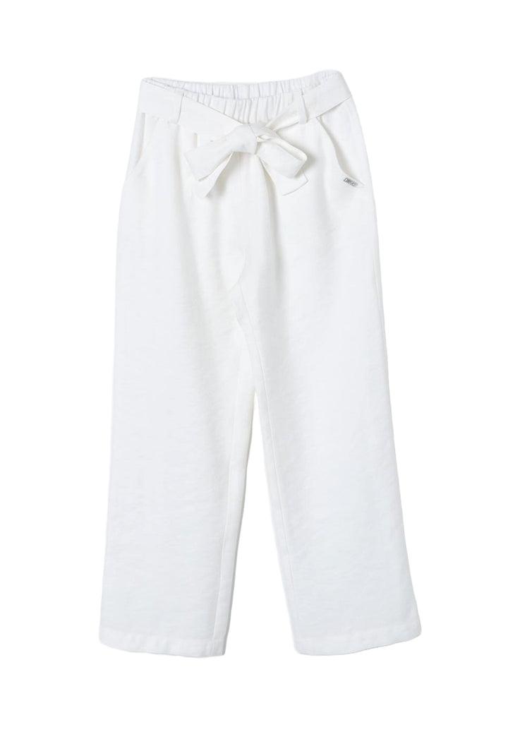 Pantalone bianco per bambina