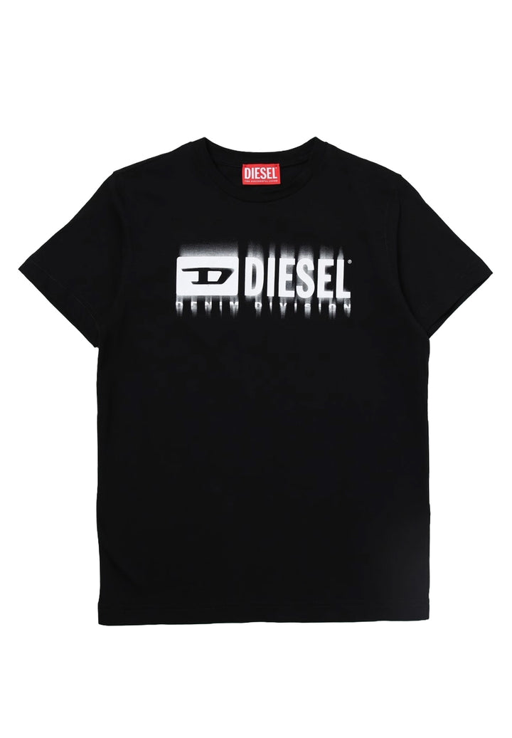 T-shirt nera per bambino