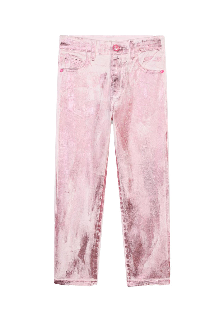 Pantaloni rosa per bambina