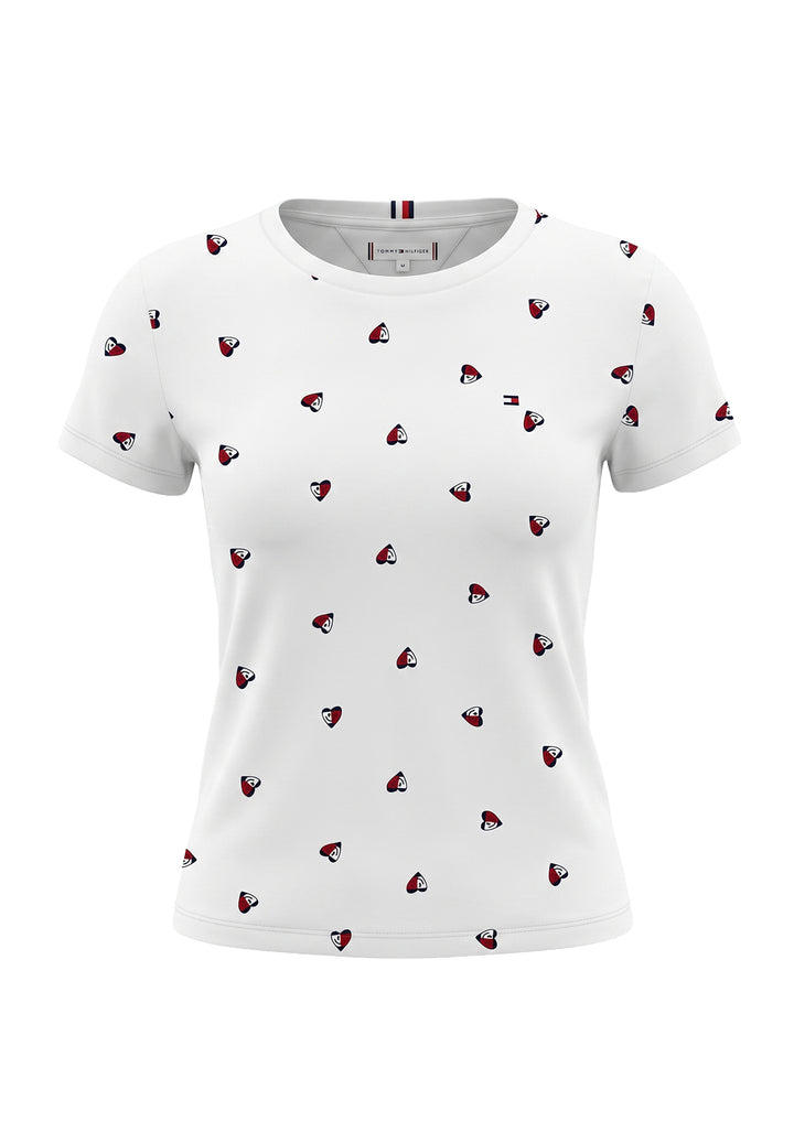 T-shirt bianca per bambina