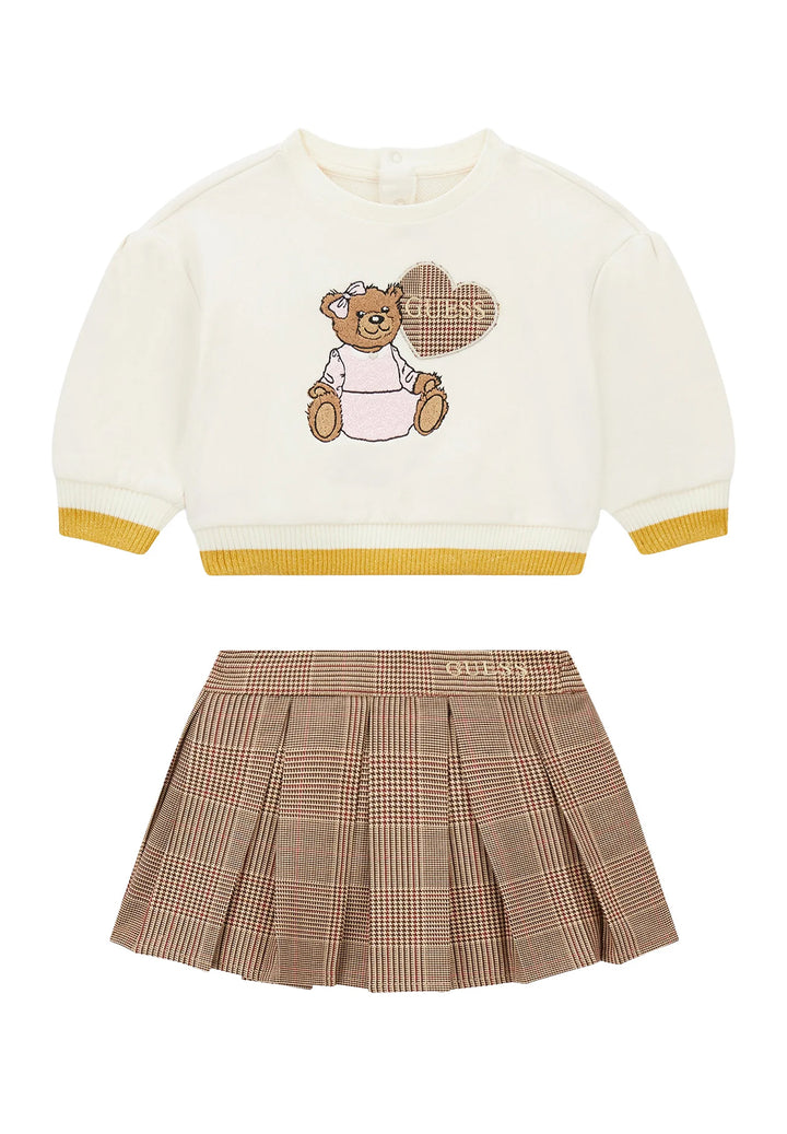 Completo beige per neonata