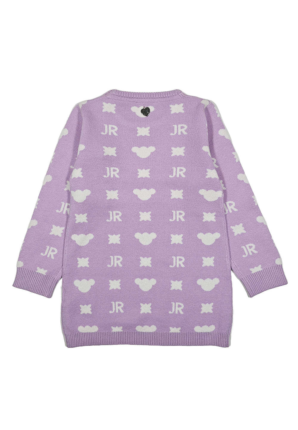 Vestito maglia lilla per neonata