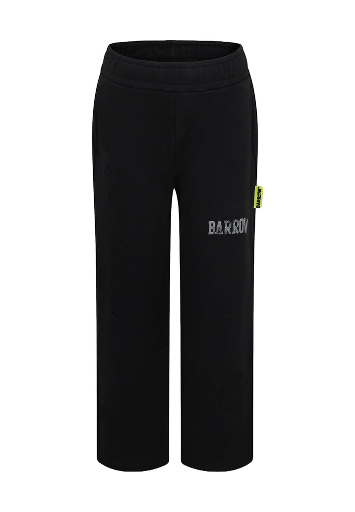Pantalone felpa nero unisex