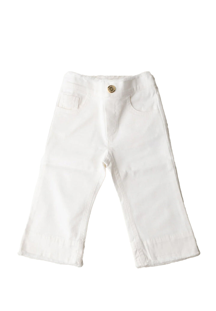 Pantalone bianco per bambina
