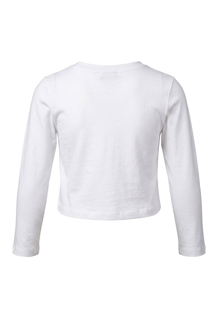 T-shirt bianca per bambina