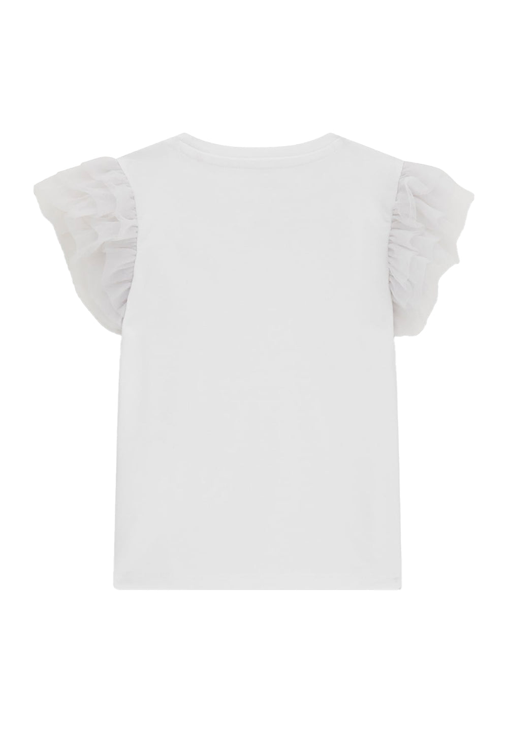 T-shirt bianca per bambina
