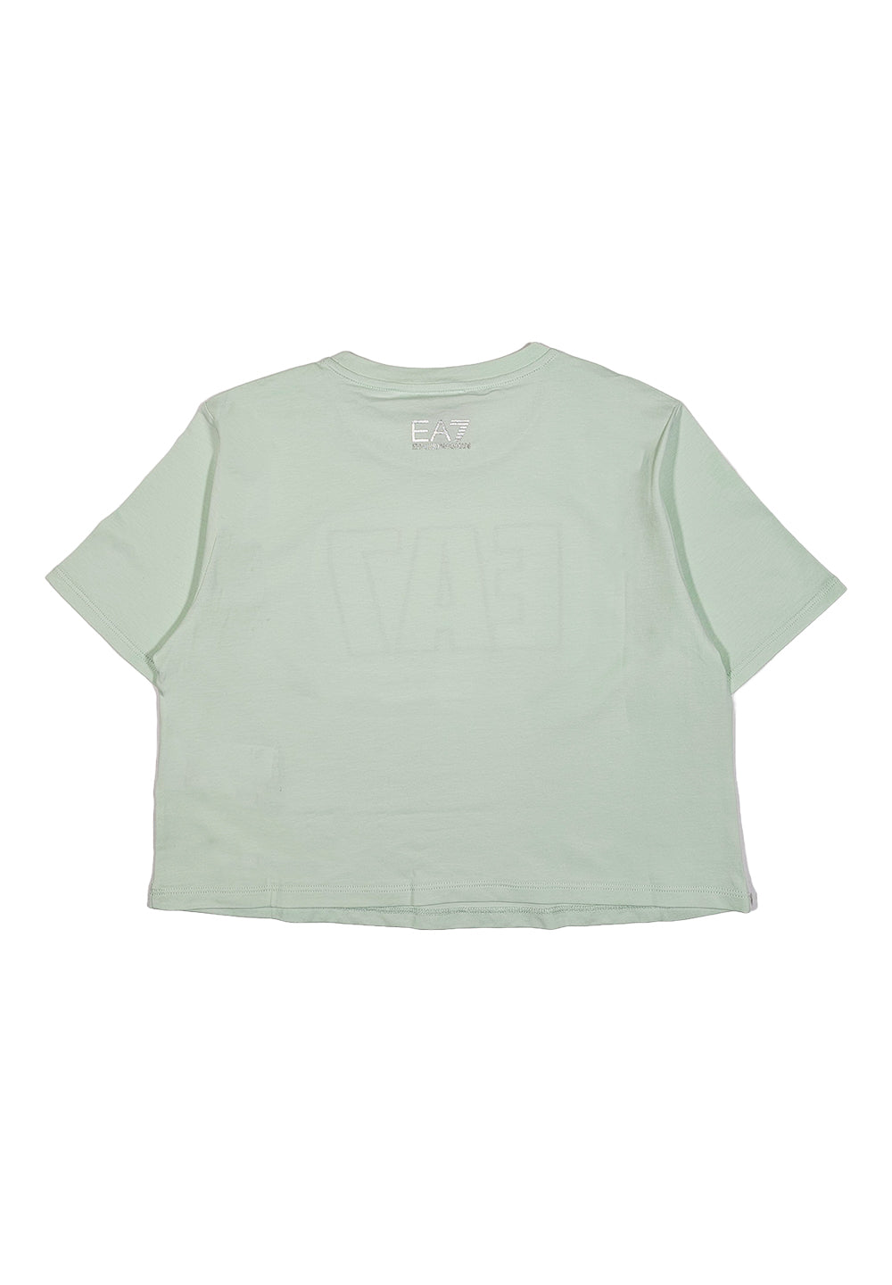 T-shirt verde acqua per bambina