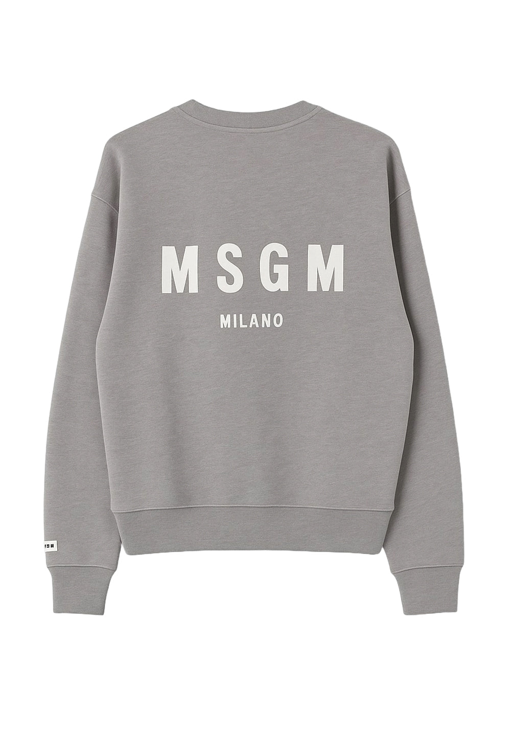 Felpa girocollo tortora unisex