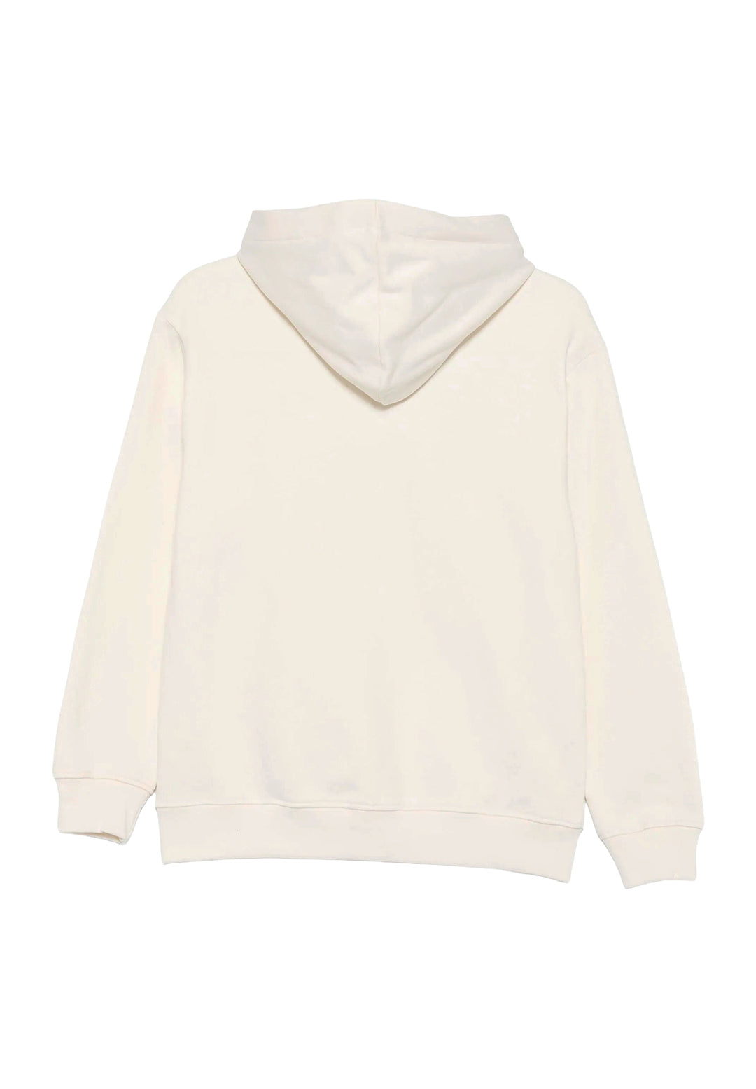 Felpa cappuccio crema unisex