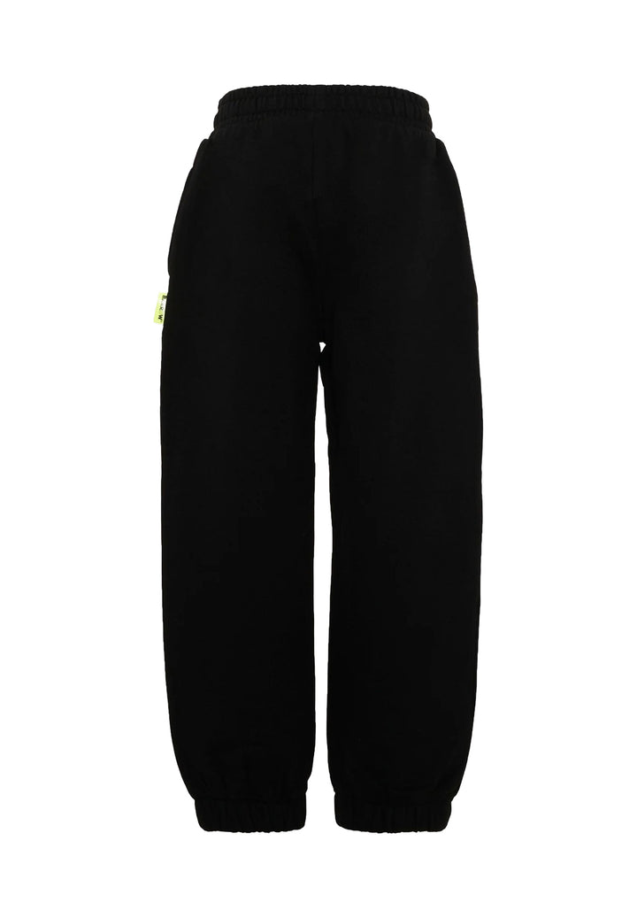 Pantalone felpa nero unisex