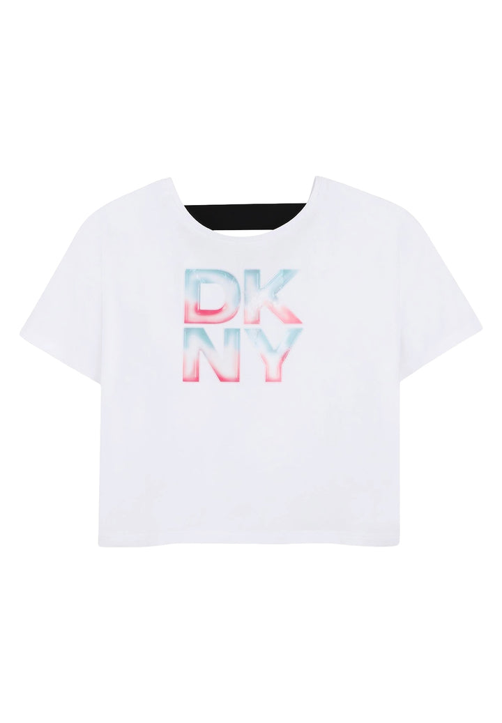 T-shirt bianca per bambina