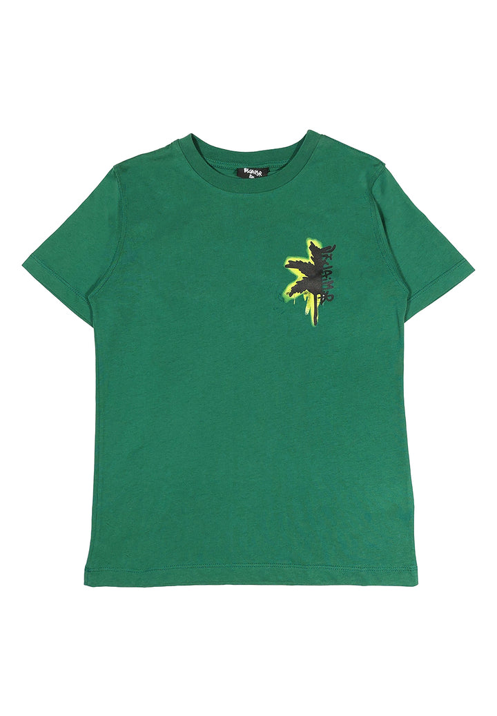 T-shirt verde per bambino