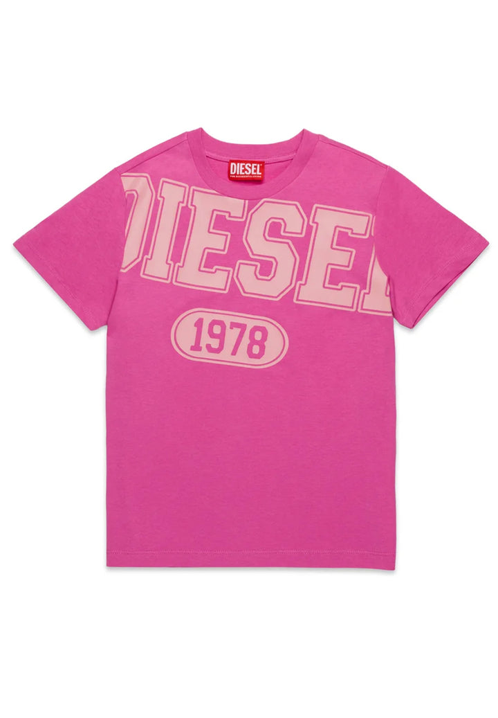 T-shirt fuxia per bambina