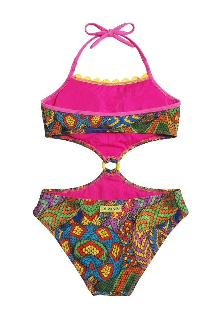 Costume interno multicolor per bambina