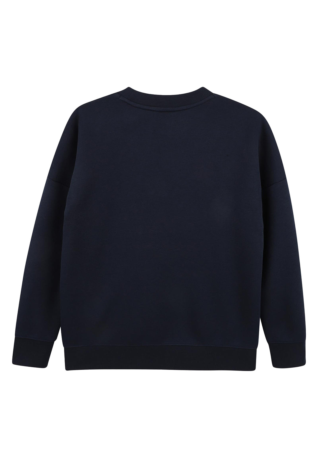 Felpa girocollo blu per bambino