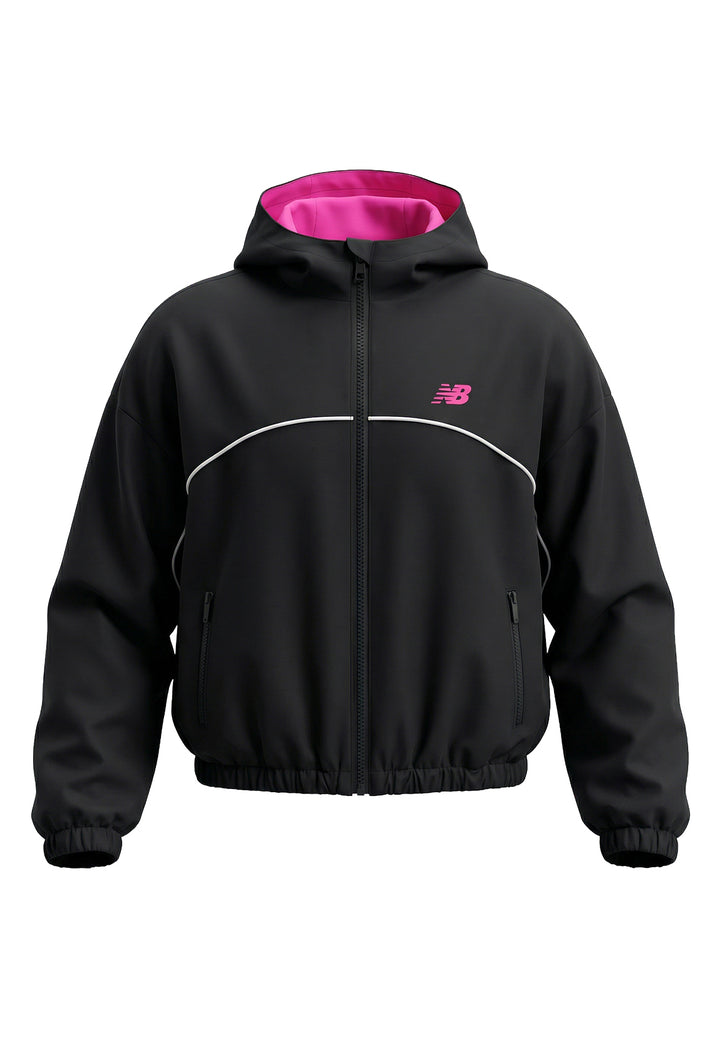 Giubbino nero per bambina