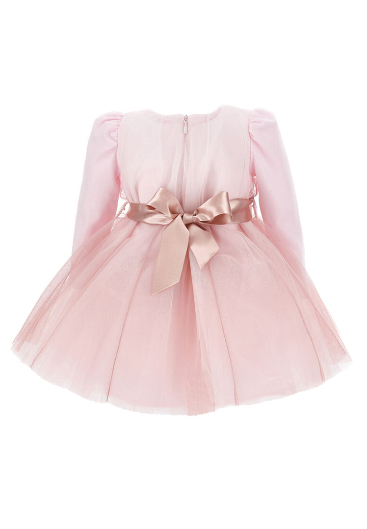 Pink tulle dress for baby girls